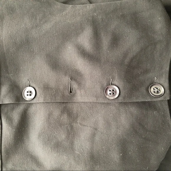 Theory Prisema Ruffle Tier Black Dress - Picture 3 of 7